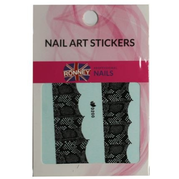 RONNEY - Naklejki wodne na paznokcie NAILART STICKERS RN 194    !